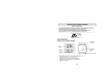 Manuel du propriétaire | La Crosse Technology WS8418 Manuel utilisateur | Fixfr