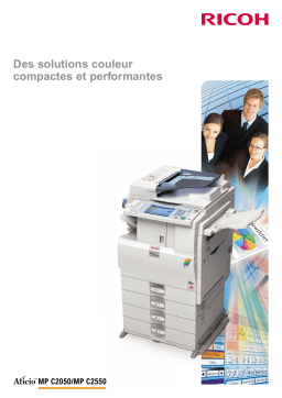 Ricoh Aficio MP C2050 Manuel utilisateur