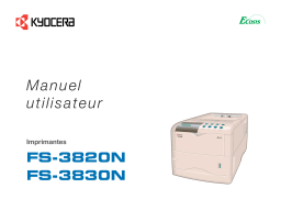 KYOCERA FS-3820N Manuel utilisateur