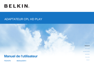 Manuel du propriétaire | Belkin F5D4078 Manuel utilisateur | Fixfr