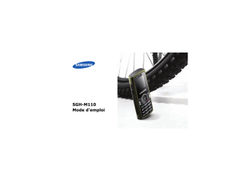 Samsung SGH-M110 Mode d'emploi | Fixfr