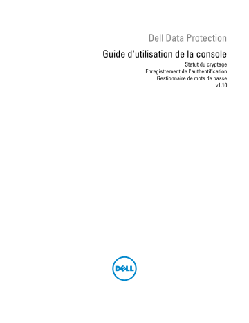 Dell Security Tools security Manuel utilisateur | Fixfr