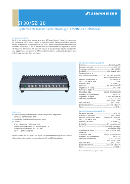 Sennheiser SZI 30 Manuel utilisateur