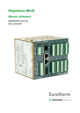 Eurotherm Mini8 Manuel du propriétaire