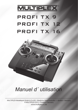 MULTIPLEX Profi Tx 12 Manuel du propriétaire