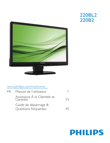 Manuel du propriétaire | Philips 220B2CS Manuel utilisateur | Fixfr