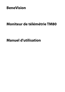 Mindray BeneVision TM80  Manuel utilisateur