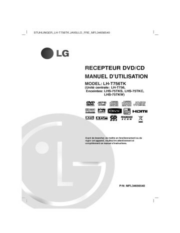 LG LH-T756TK Manuel du propriétaire | Fixfr