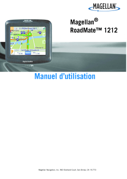 Magellan RoadMate 1212 - Automotive GPS Receiver Manuel utilisateur