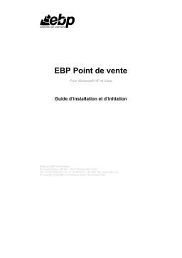 EBP Point de Vente 2009 Manuel utilisateur