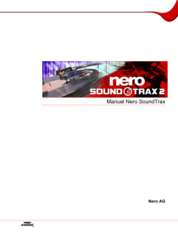 Nero SoundTrax 2 Manuel utilisateur