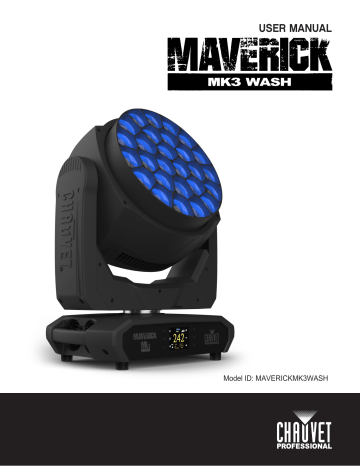 Chauvet MAVERICK Manuel utilisateur | Fixfr