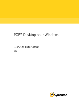 PGP Desktop v10.2 Windows Mode d'emploi
