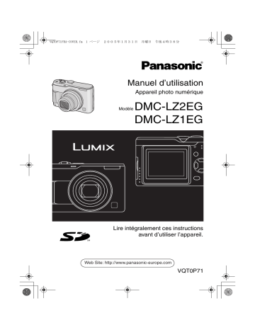 Panasonic DMC LZ1 EG Manuel utilisateur | Fixfr