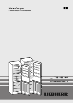Liebherr CP 3413 Manuel utilisateur