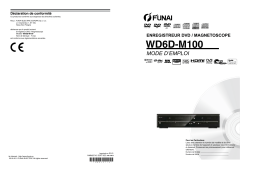 Funai WD6D-M100 Manuel utilisateur