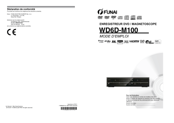 Manuel du propriétaire | Funai WD6D-M100 Manuel utilisateur | Fixfr