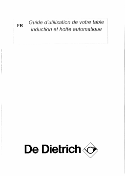 De Dietrich DTI199XE1HD Manuel utilisateur