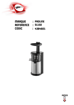 Proline HM120W Manuel utilisateur