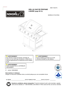 Nexgrill 720-0783A grill Manuel utilisateur