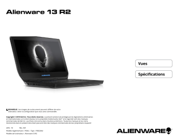 Alienware 13 R2 laptop spécification | Fixfr