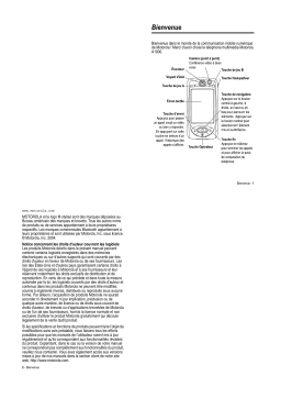 Motorola A1000 Mode d'emploi