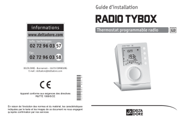 Manuel du propriétaire | DELTA DORE RADIO TYBOX Manuel utilisateur | Fixfr