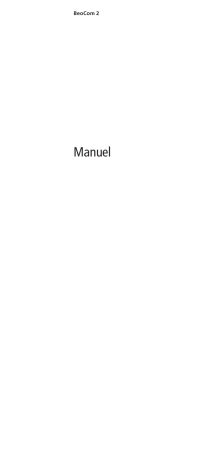 Manuel du propriétaire | Bang & Olufsen BEOCOM 2 Manuel utilisateur | Fixfr
