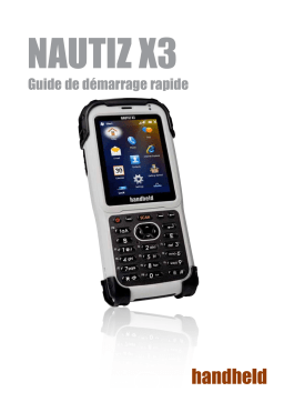 Handheld Nautiz X3 Manuel utilisateur