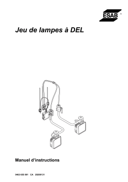 ESAB LED lamp kit Manuel utilisateur