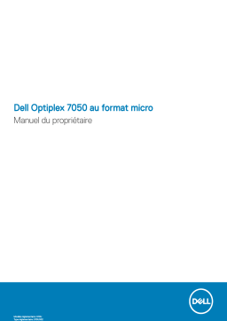 Dell OptiPlex 7050 desktop Manuel du propriétaire