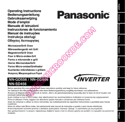 Panasonic NN-CD58J Manuel utilisateur