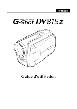 Genius DV815Z Manuel utilisateur