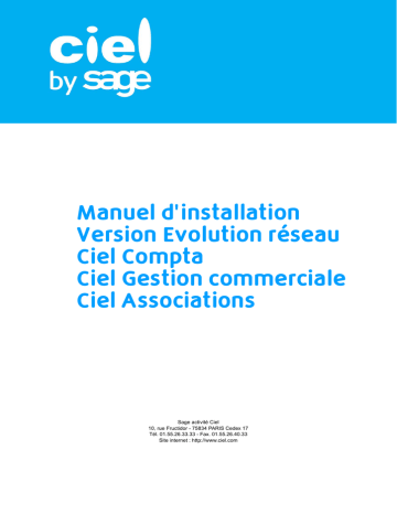 Compta 2015 Windows | Associations 2015 | Ciel Gestion Commerciale 2015 Manuel utilisateur | Fixfr