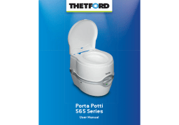 THETFORD Porta Potti® 565E Portable Toilet Manuel utilisateur