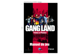 GAMES PC GANG LAND-TROUBLE IN PARADISE Manuel utilisateur