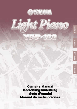 Yamaha YPP-100 Manuel utilisateur