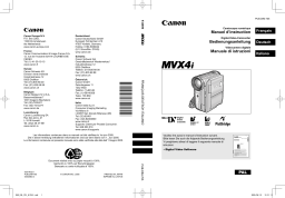 Canon MVX 4i Manuel utilisateur