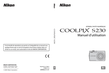 Mode d'emploi | Nikon COOLPIX S230 Manuel utilisateur | Fixfr