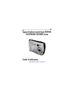Kodak EasyShare DX3900 Zoom Manuel utilisateur
