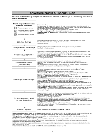 Manuel du propriétaire | Whirlpool CareMotion 825 A2 plus Manuel utilisateur | Fixfr