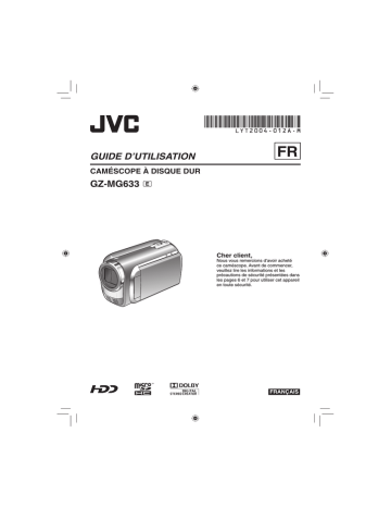 JVC GZ MG633, MG633E Manuel utilisateur | Fixfr