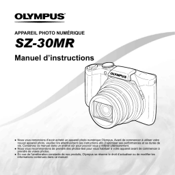 Olympus SZ30 MR Manuel utilisateur