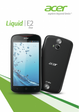 Acer Liquid E2 Manuel utilisateur