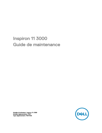 Dell Inspiron 11 3169 laptop Manuel utilisateur | Fixfr