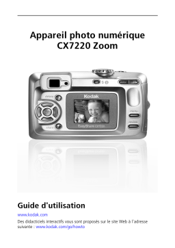 Kodak EASYSHARE CX7220 Manuel utilisateur