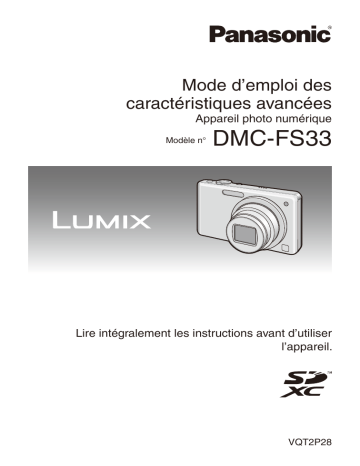 Panasonic DMC FS33 Mode d'emploi | Fixfr