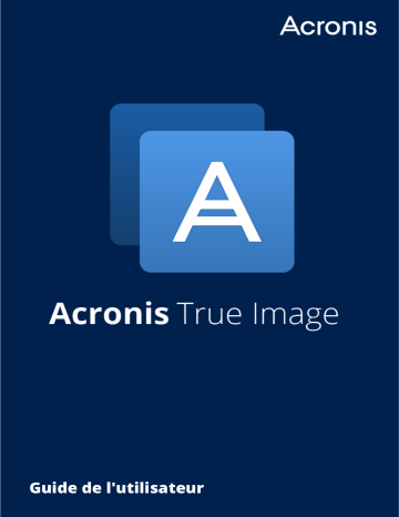 ACRONIS True Image for Mac Manuel utilisateur | Fixfr