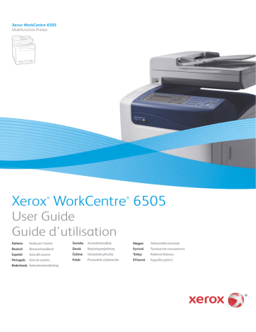 Xerox 6505 WorkCentre Mode d'emploi | Fixfr
