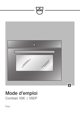 V-ZUG 21017 Oven Combair XSE Manuel utilisateur